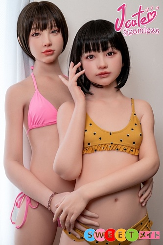 J-cute シームレスラブドール 妹系「144cm Aカップ ADG38遥（はるか）」と「153cm Bカップ AGE01咲良」口開閉機能 エロドール シリコン