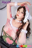 セックスドール シームレス ぽっちゃり 巻き髪の美少女 シリコン製  高級 164cm Fカップ 凛月 S66 Sino Doll 戦闘機