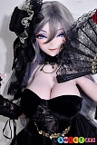 アニメ風 アダルト人形 黒魔女 ElsaBabe 148cm L 巨乳 AHR024 宮代千晴 シリコン製 暗黒風