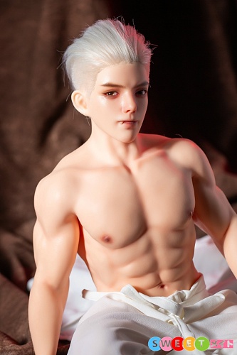 Qita Doll 63cm 霸天ヘッド 超イケメン マッチョ 男性 掲載画像は 髪の毛の植毛 フルシリコン製ラブドール