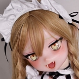 ElsaBabe 清楚系美少女 淡いブルーフリルワンピース  AHR029 伊月珊瑚 148cm L ピンク肌 アニメエロドール フルシリコン製