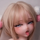 ElsaBabe 清楚系美少女 淡いブルーフリルワンピース  AHR029 伊月珊瑚 148cm L ピンク肌 アニメエロドール フルシリコン製