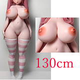 ElsaBabe 清楚系美少女 淡いブルーフリルワンピース  AHR029 伊月珊瑚 148cm L ピンク肌 アニメエロドール フルシリコン製