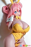 アニメ風 コスプレ ピンク髪 セックスドール ElsaBabe AHR018 莫莉 Molly 130cm 爆乳 シリコン製 エルサベイブ