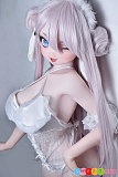 銀髪 アニメ風 エロ下着 巨乳 RAD026 竹内由紀 ElsaBabe 148cm M 等身大リアルラブドール フルシリコン製