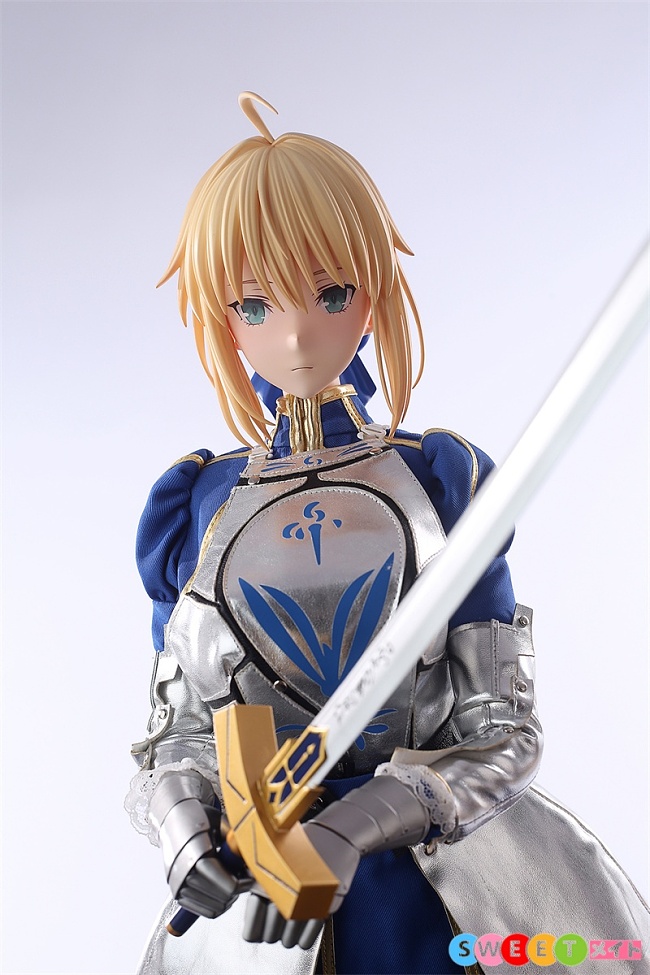 【先行予約、6月発送予定】Otaku Doll Saber 65cm 女騎士コスプレ 金髪 PVCヘッド+シリコンボディ 軽量3kg シリコンボディ フィギュア 二次元 Fate