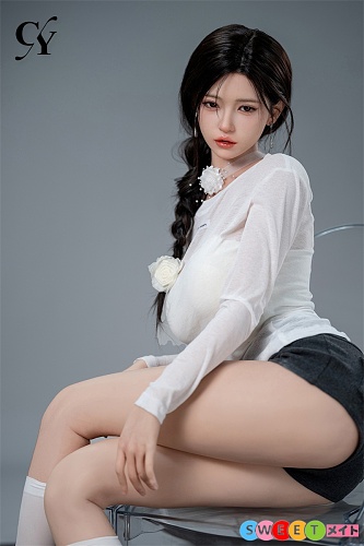 TOP-CYDOLL  Liangヘッド メイク③ ダッチワイフ 168cm Fカップ 白いシャツのアジア美女 高級 sexdoll シリコン製 ROS可