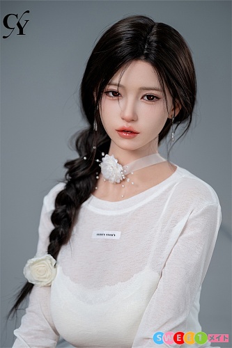 TOP-CYDOLL  Liangヘッド メイク③ ダッチワイフ 168cm Fカップ 白いシャツのアジア美女 高級 sexdoll シリコン製 ROS可