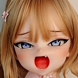 ElsaBabe 八重歯 エロい水着 セクシー RAD026 竹内由紀 148cm M ピンク肌 アニメエロドール フルシリコン製