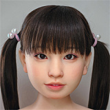 J-cute 貧乳 ラブドール GB28ハニーヘッド 137cmバスト平 カウボーイ美少女 小柄 ダッチワイフ 軽量 高級シリコン製 宣材写真は硬めシリコンヘッド