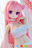アニメドール 小柄 萌え系魔法少女 シリコンボディ コスプレ風ラ ブドール MW Girl 魔物姫 85cm バスト大 桃桃