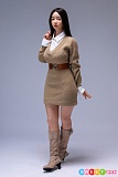 ニットワンピース 秋冬コーデ エレガントカジュアル 梦婷 MMXDOLL 156cm Eカップ 超擬真 フルシリコン 高級ラブドール