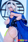 アダルトドール 巨乳 色気 白髪の美少女 コスプレ風 巨乳 FUDOLL 166cm Eカップ 張銀熙ヘッド