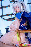 sexdoll エロイ 巨尻 白髪の美少女 コスプレ風 ぽっちゃり FUDOLL 166cm Eカップ 張銀熙ヘッド
