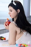 黒髪ストレート メイドカフェ風 ダッチワイフ シリコン製 155cm Fカップ 佳米（Jiami） AJLDOLL 超軽量化