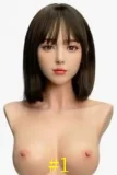 Doll Senior #28夢 つむり目 高級ラブドール 170cm Hカップ 巨乳 リアル皮膚付き シリコン製 高貴で優雅な美女