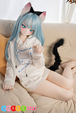 lovedoll 猫耳美少女 S-TPE製 アニメドール MOZU DOLL 141cm バスト大 薄荷