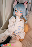 セックスドール 萌え萌え 猫耳美少女 S-TPE製 アニメドール MOZU DOLL 141cm バスト大 薄荷