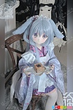 可愛いアニメドール 水色の髪 可憐な雰囲気 140cm AAカップ アニメラブドール 百瀬輝夜 人偶箱庭 ダッチワイフ