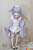 和風メイド メイド服 室内撮影 起立した前姿 140cm AAカップ アニメラブドール 百瀬輝夜 人偶箱庭 ダッチワイフ