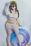アニメ風 立ち姿 等身大ドール 水着 ElsaBabe 151cm AHR019 水田新奈 シリコンリアルドール