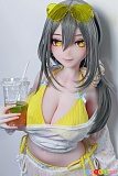 アニメドール グラス グレーヘア ElsaBabe 151cm AHR019 水田新奈 シリコンリアルドール