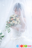 セックスドール 花束を抱えた花嫁 瞑り目 リアル皮膚付き フルシリコン sexdoll 蛍火日記 153cm Aカップ 琉璃 