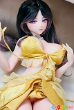 イエロー水着 誘惑的なポーズ 巨乳 アニメ風 AHR035 北野未奈 ElsaBabe 148cm L 等身大アニメラブドール フルシリコン製
