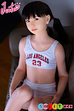 sexdoll エロ シリコン製 スポーツウェア姿の美少女 小柄 ラブドール 貧乳 J-cute 149cm バスト平 ADG01澪