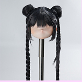 MW Girl 魔物姫 柚原愛 困ったような表情 アニメ美少女 リアルドール 70cm バスト小 小柄なメイド フィギュア ソフトビニール製頭部 シリコンボディ
