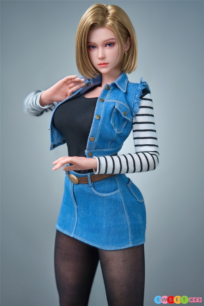 【最後の10体！】SGD STUDIO&Man You SGD-008 1/3 62cm 2.9kg ミニドール 金髪戦闘ガール 人造人間18号コスプレ フィギュア Figure Doll シリコン製 高級ダッチワイフ