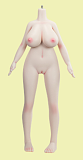 MW Girl 魔物姫 柚原愛 困ったような表情 アニメ美少女 リアルドール 70cm バスト小 小柄なメイド フィギュア ソフトビニール製頭部 シリコンボディ