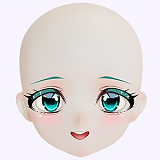 MW Girl 魔物姫 柚原愛 困ったような表情 アニメ美少女 リアルドール 70cm バスト小 小柄なメイド フィギュア ソフトビニール製頭部 シリコンボディ