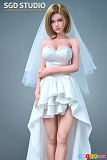 金髪ボブスタイル 美人フェイス ラブドール SGD008 軽量化 ミニドール 62cm 超リアルな高級シリコンフィギュア SGD STUDIO&Man You