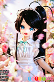 等身大 フィギュア 可愛いメイド服の美少女 アニメドール Guavadoll 136cm AAカップ DM02ヘッド 