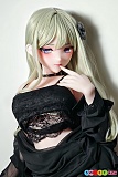 指先を唇に重ねるポーズ 誘惑的な視線 アニメ風ドール 等身大アニメドール ElsaBabe 176cm AHRC033 白井美野