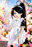 アニメ風 ダッチワイフ 小柄 萌え系メイド服の美少女 アニメドール 最新 Guavadoll 136cm AAカップ DM02ヘッド