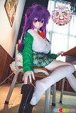 二次元風 白いストーキング 清楚系彼女 アニメドール 羊角社 155cm爆乳 千鶴 等身大アニメドール