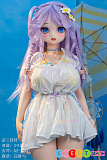 アニメ風 sexdoll 巨乳 萌え系美少女 白いワンピース シリコン製 高級 フィギュア WM Doll 141cm Fカップ #GE001ヘッド