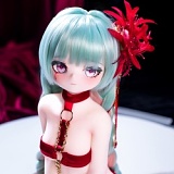 XYGO(許願谷) アニメドール 可愛い着物美少女 結衣ヘッド 90cm AAカップ 貧乳 ミニドール ソフトビニールヘッド+TPE製ボディ 宣材写真の衣装付き