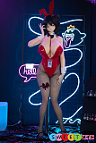 セックスドール 等身大 巨乳 魅力的なバニーガール シリコン製 高品質 フィギュア Aotume Doll 160cm Kカップ #135大鳳ヘッド