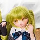 XYGO(許願谷) アニメドール 可愛い着物美少女 結衣ヘッド 90cm AAカップ 貧乳 ミニドール ソフトビニールヘッド+TPE製ボディ 宣材写真の衣装付き