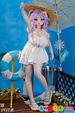 アニメ風 ダッチドール 小柄 萌え系美少女 白いワンピース シリコン製 高級 フィギュア WM Doll 141cm Fカップ #GE001ヘッド