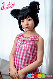 ミニエロドール 貧乳 癒し系猫耳美少女 シリコン 高級 sexdoll 軽量 J-cute 124cm バスト平 AGB38未陽