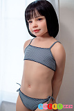 ラブドール 小柄 かわいいビキニ姿の美少女 貧乳 フルシリコン 高品質 sexdoll 軽量 J-cute124cm バスト平 AGB36ハニー