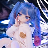 XYGO(許願谷) アニメドール 新品発売 可愛いJC美少女 悠米ヘッド 90cm AAカップ 貧乳 ミニドール ソフトビニールヘッド+TPE製ボディ 宣材写真の衣装付き