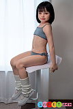 リアル人形 小柄 かわいいショートカットの美少女 sexdoll 軽量 高級 シリコン J-cute 124cm バスト平 AGB36ハニー
