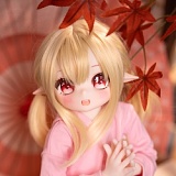 XYGO(許願谷) アニメドール 新品発売 可愛いJC美少女 悠米ヘッド 90cm AAカップ 貧乳 ミニドール ソフトビニールヘッド+TPE製ボディ 宣材写真の衣装付き