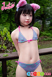 ダッチワイフ かわいい水着美少女 貧乳 シリコン 高級 sexdoll 軽量 J-cute 128cm バスト平 AGB37幼澪