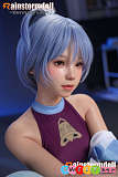 小柄 sexdoll 可愛いショートカットの美少女 シリコン製 Real Girl 猫②ヘッド 145cm AAカップ